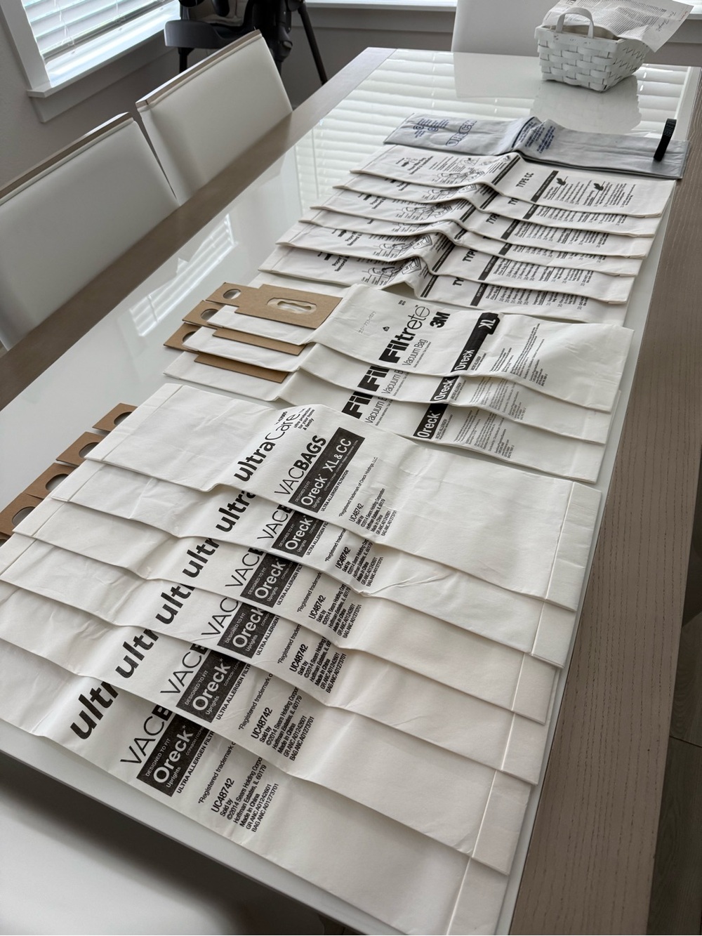ultraCare VACBAGS for Oreck XL & CC - White (6 Pack)